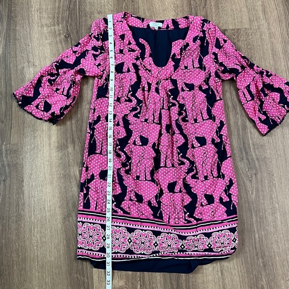 Crown & Ivy Pink Elephant Dress/Cover up Sz 2 - Picture 8 of 13